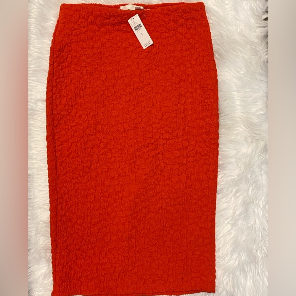 Anthropologie Puckered Pencil Skirt